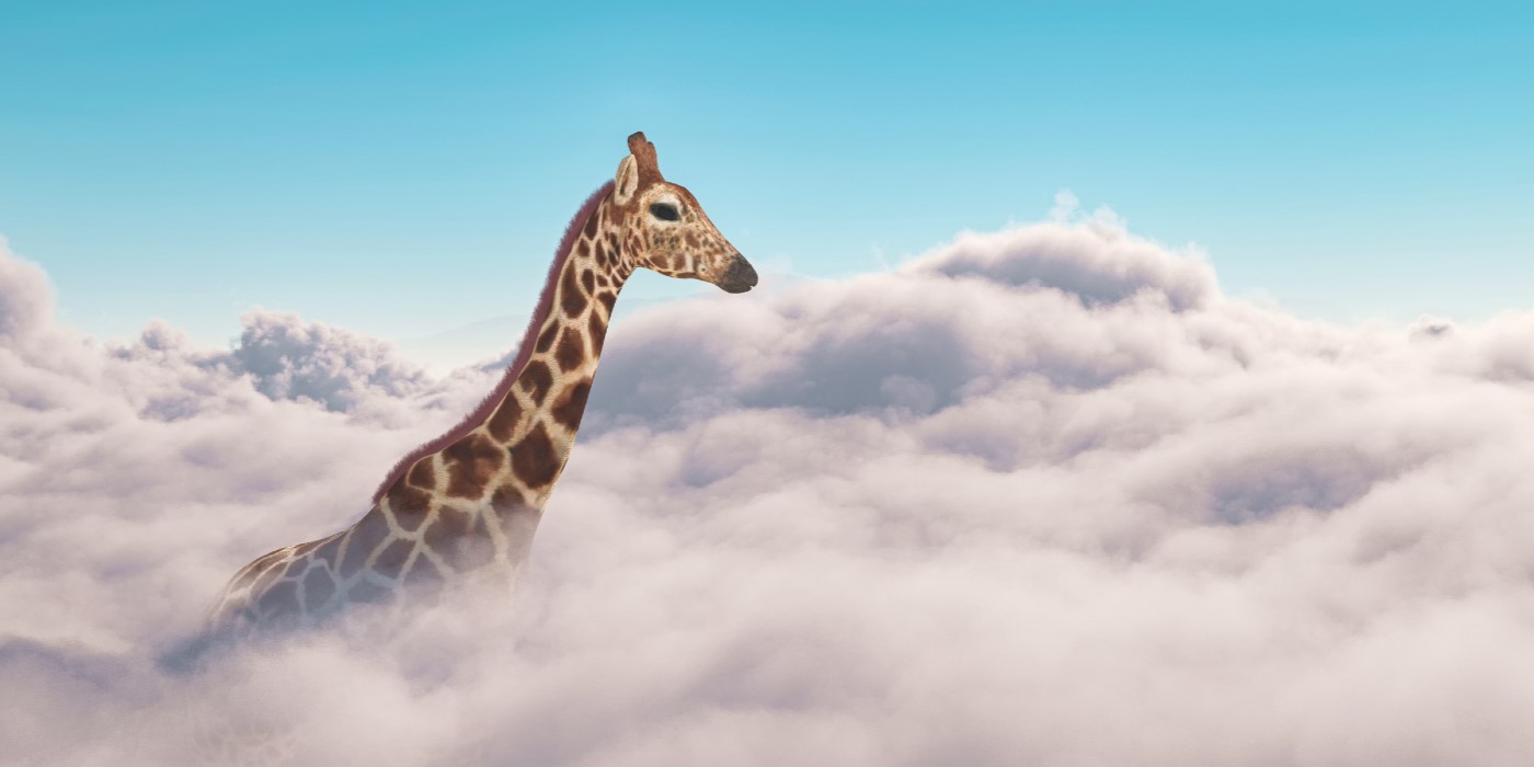 Giraffe_über_Wolken