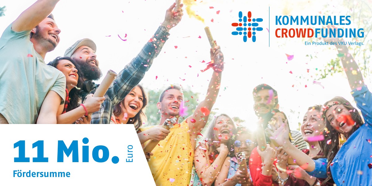 Kommunales Crowdfunding 2 zu 1